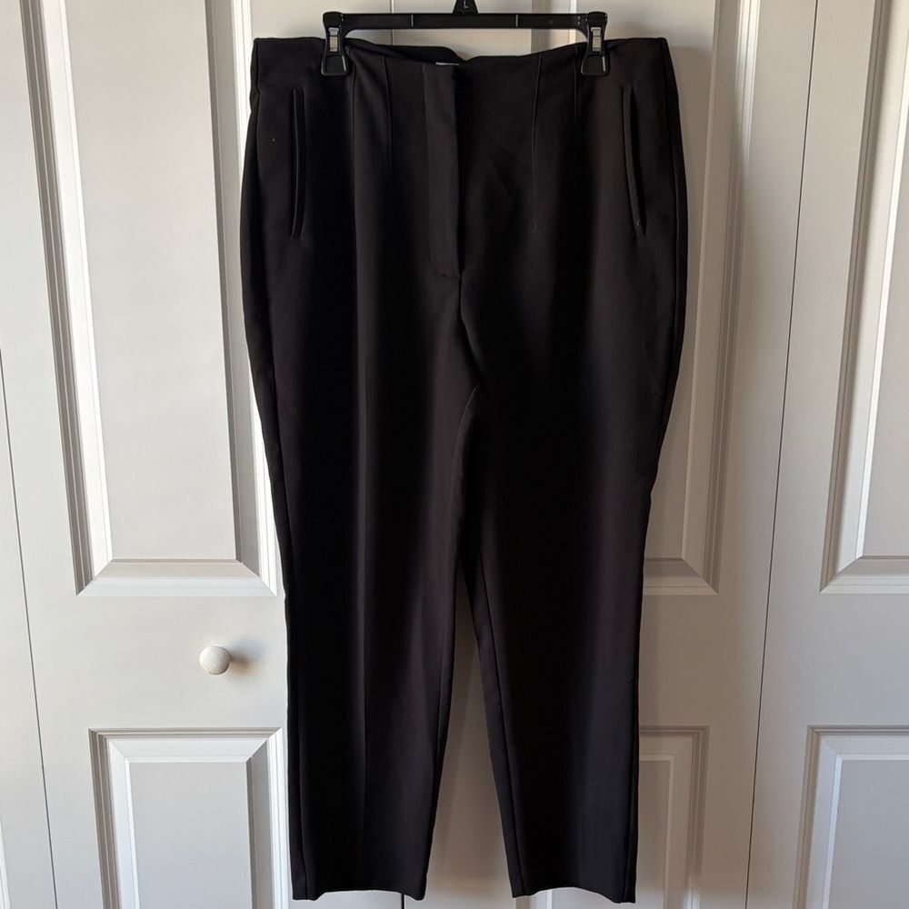 Nine West Women's Size 14 Tapered Black Dress Pants